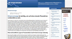 Desktop Screenshot of mr-krisenvorsorge.de